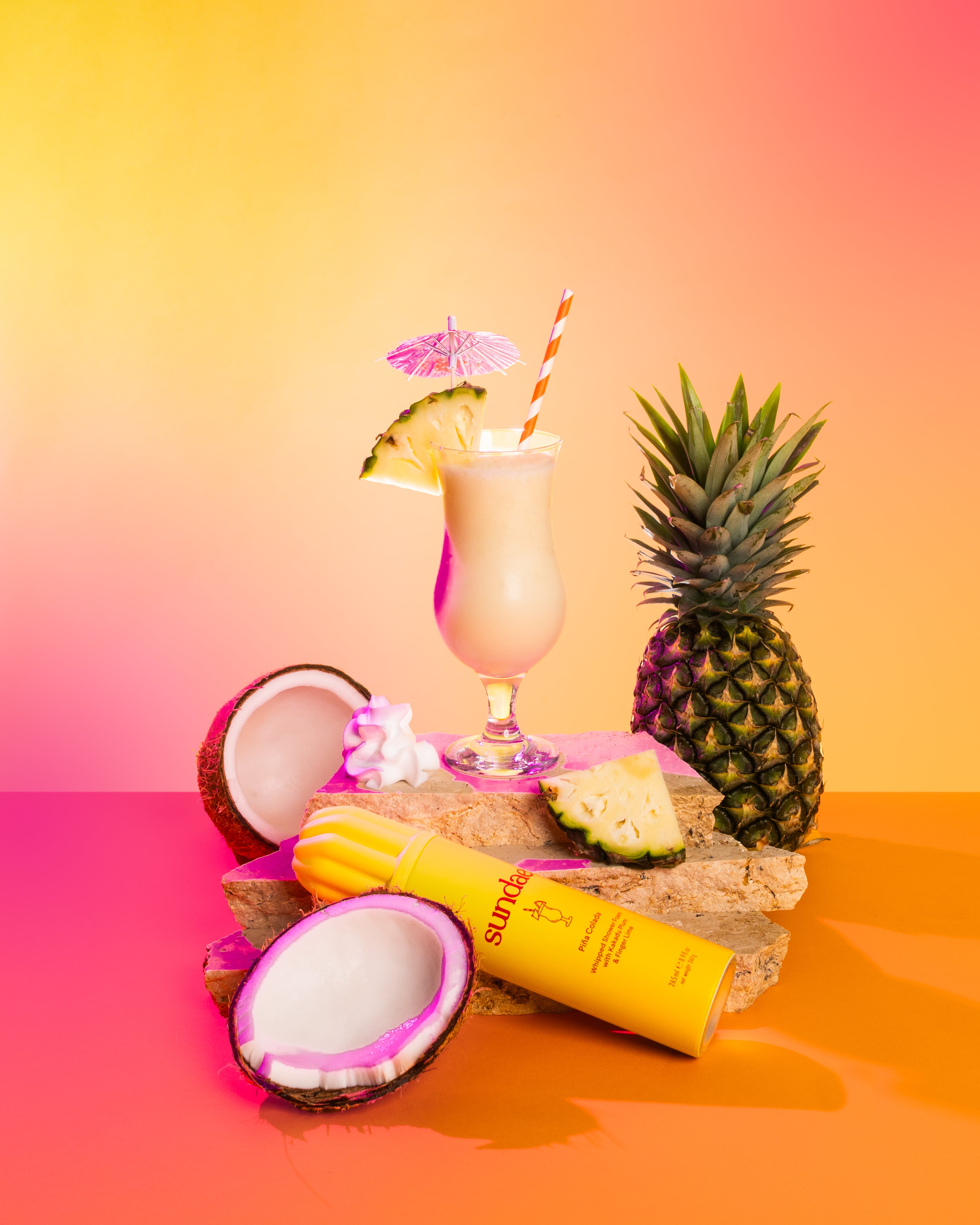 Piña Colada duschmousse
